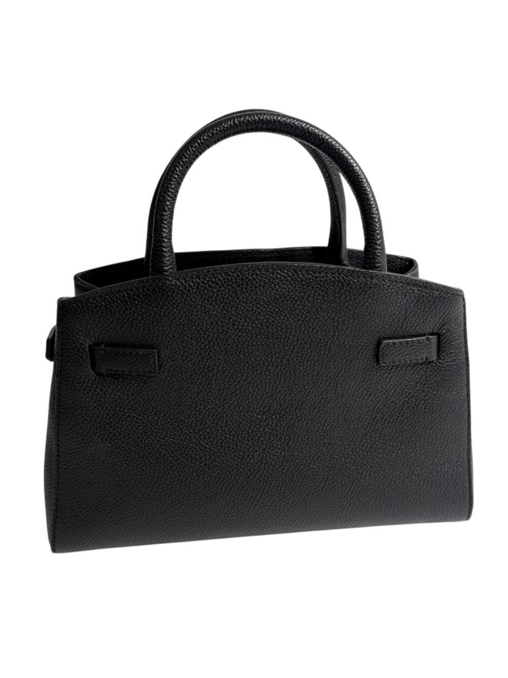 Demellier The Small Hudson in Black Small Grain Leather - Picture 2 of 9